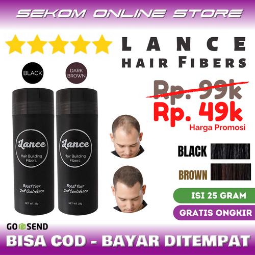Foto Produk LANCE Hair Fibers 25 Gram (kualitas terbaik setara TOPPIK dan SEVICH) dari SEKOM ONLINE STORE
