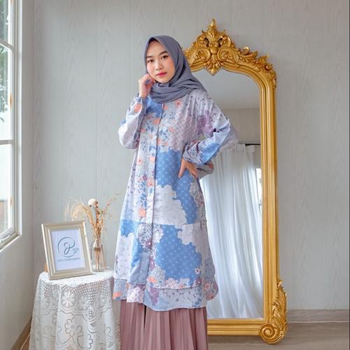 Foto Produk DYN Clothingline Freesia Tunik - lavender, M dari DYN Clothingline Official