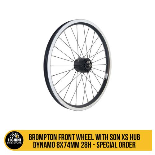 SON XS Hub Dynamo 8x74mm 28H 