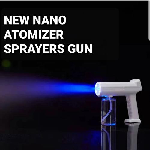 Foto Produk disinfektan spray gun semprotan nano mist + blueray + wireless dari vivian kwok