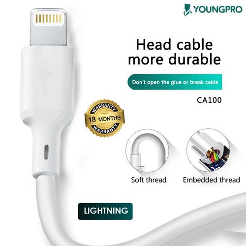 Foto Produk Youngpro CA-100 - Kabel Data 5A Fast Charging For Iphone 5 6 7 dari YOUNGPRO INDONESIA