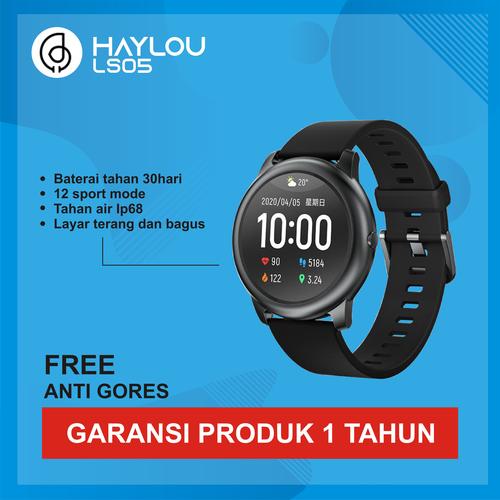 Foto Produk Haylou LS05 Solar TFT Touch Screen Smartwatch IP68 English Version - LS05 dari Kardel Shop