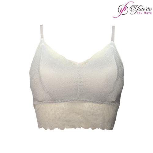 Foto Produk You've (YouHave) Bralette BH Wanita Bra Pakaian Dalam Wanita B1352 - Putih dari You've Official Store