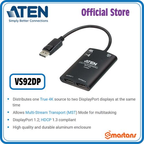 Port True 4K DisplayPort MST Hub 