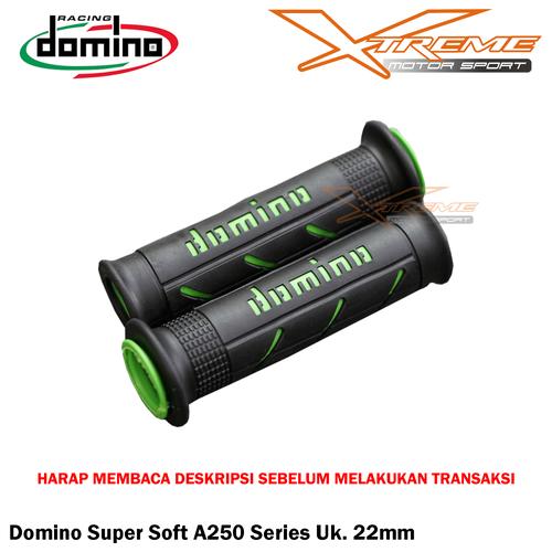 Foto Produk Handgrip Domino Italy Super Soft Series - Black Green dari Xtreme Motor Sport