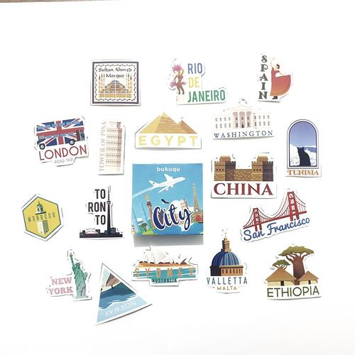 Gambar Stiker Journal City untuk Notebook, Planner by bukuqu dari Bukuqu Kota Tangerang Selatan Tokopedia