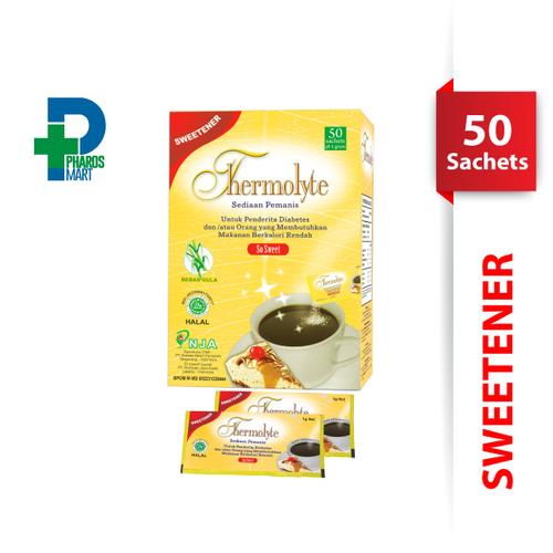 Gambar Thermolyte Diet Sugar - Box isi 50 Sachet @1 Gram Pemanis dari Pharos Official Store Kab. Tangerang Tokopedia