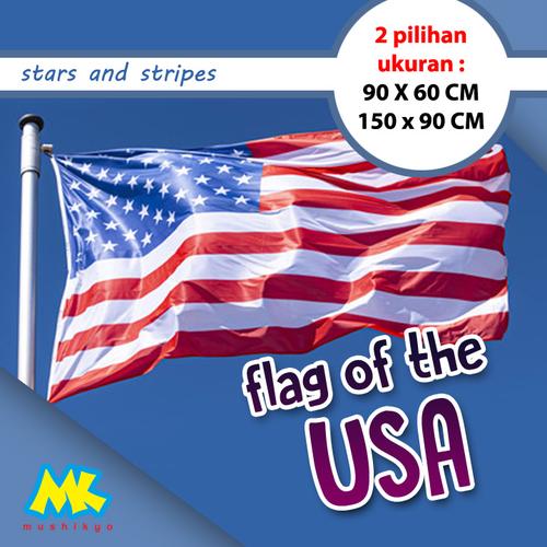Foto Produk Bendera Amerika / USA Flag ukuran besar - Besar dari Mushikyo
