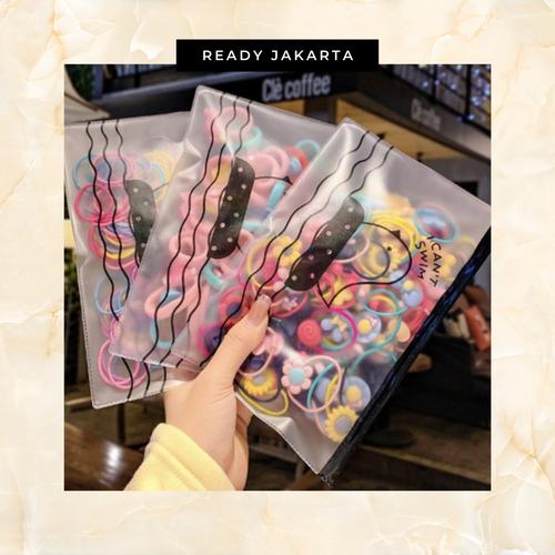 Gambar Ikat Rambut Anak Perempuan isi 20PCS Karet Warna-Warni Gaya Korea - Pink dari kelontongunikk Jakarta Barat Tokopedia