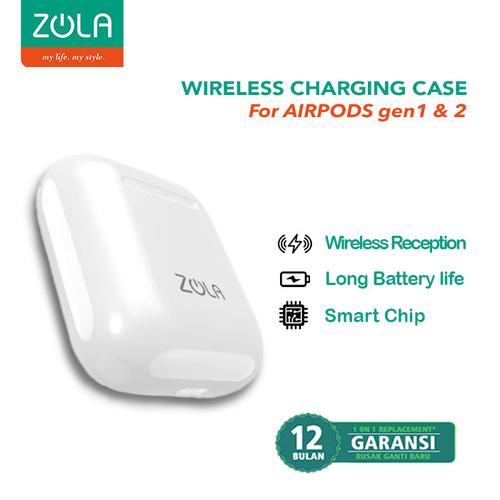 Foto Produk ZOLA Wireless Charging Case For Apple Airpods 1st Gen / 2nd Gen dari Zola Indonesia