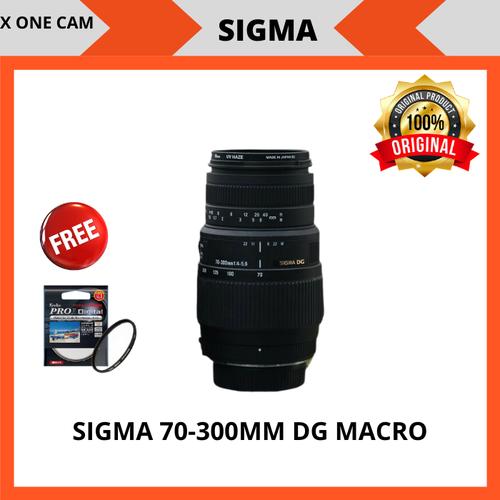 Foto Produk lensa sigma 70-300mm f/1:4-5.6 DG MACRO FOR CANON DAN NIKON - Hitam dari X ONE CAM