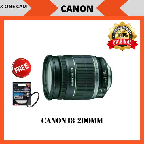 Foto Produk lensa canon EFS-18-200mm f/3.5-5.6 - Hitam dari X ONE CAM