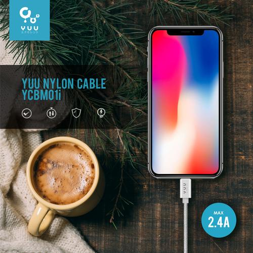 Foto Produk YUU DATA CABLE 2.4A USB-A TO LIGHTNING – YCBM01i dari YUU INDONESIA