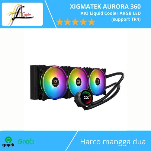 Foto Produk XIGMATEK AURORA 360 - AIO Liquid Cooler ARGB LED (support TR4) dari AL computerr