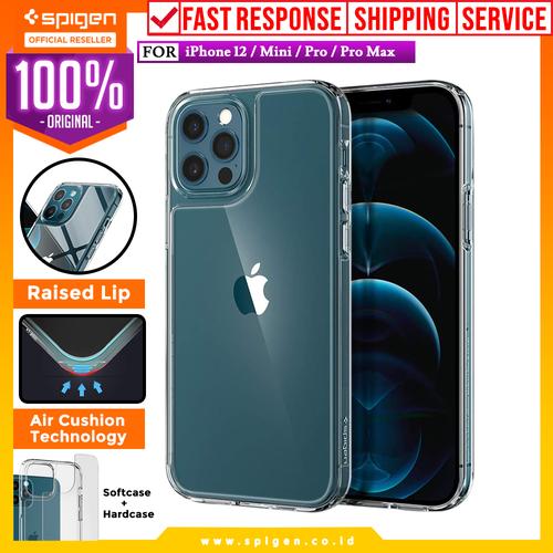 Foto Produk Case iPhone 12 Pro Max / Pro / Mini Spigen Quartz Hybrid Glass Casing - 12 Mini dari Spigen Official