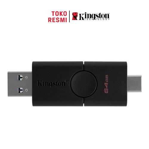 Foto Produk Kingston Flash Drive DataTraveler Duo OTG 64GB USB3.2 dari Kingston Official Store