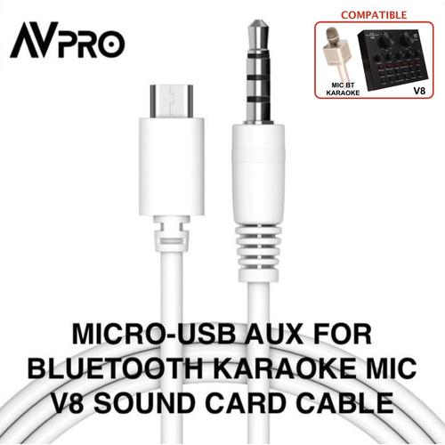 TRRS Aux Cable for Karaoke Microphone 