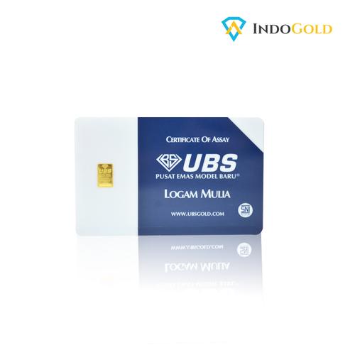 Gambar Emas UBS 0.25 Gram Logam Mulia,Garansi Uang Kembali Include Sertifikat dari IndoGold Kota Tangerang Tokopedia