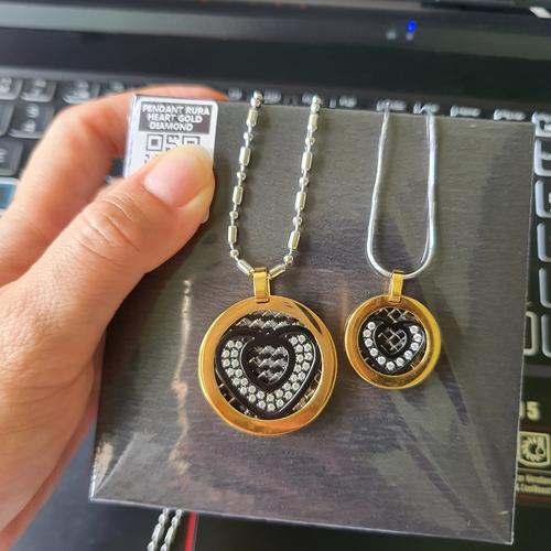 Jual Pendant Rura Heart Gold Diamond 