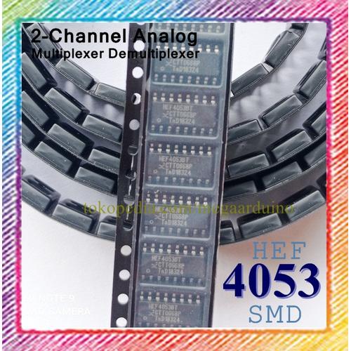 Jual 4053 SMD HEF4053BT HEF4053 IC Analog Multiplexer Demultiplexer ...