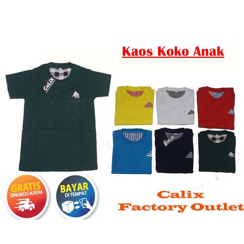 Foto Produk Kaos Koko Anak Bahan Cotton Premium - Lumut, 2 dari calix super kids