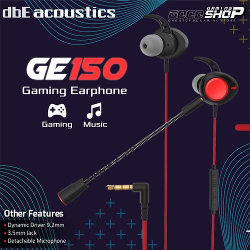 Gambar DBE GE150 / GE-150 with Detachable Microphone - Gaming Earphone dari GOODGAMINGM2M Jakarta Pusat Tokopedia
