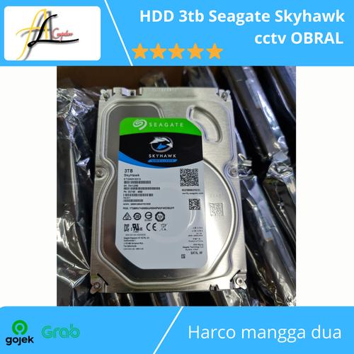 Foto Produk hdd 3tb seagate skyhawk cctv OBRAL dari AL computerr
