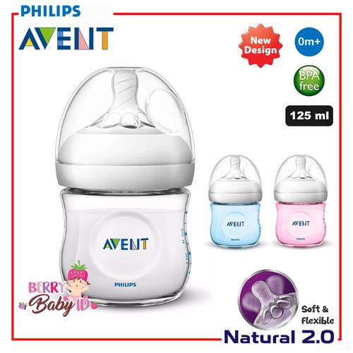 Foto Produk Botol Susu Avent Natural New 2.0 125 ml Single Pack dari Berry Baby