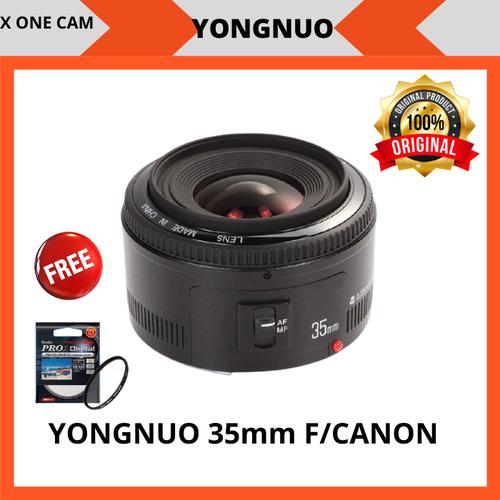 Gambar Lensa Fix Yongnuo 35mm For Canon dari X ONE CAM undefined Tokopedia