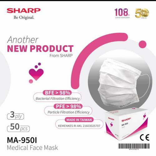 Jual masker sharp medical original - Kota Bekasi - lemaries | Tokopedia