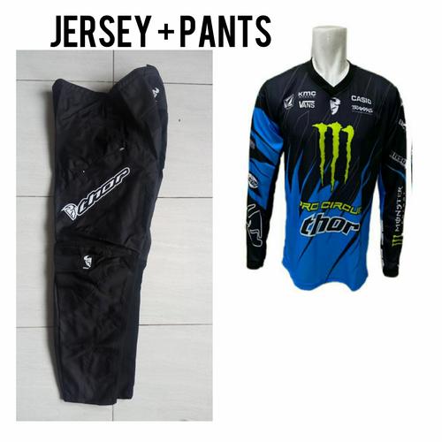 Foto Produk jerset stelan THOR jersey Kaos dan celana trail motor cross trabas dari lapakbdg