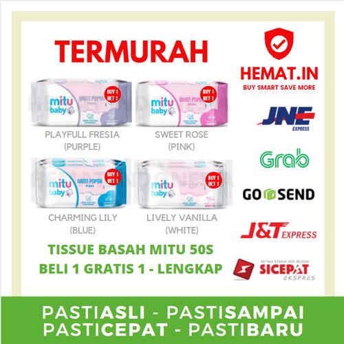 Foto Produk BELI 1 GRATIS 1 MITU BABY WIPES 50S Tisu basah bayi HEMAT INDONESIA - RANDOM dari Hemat Indonesia