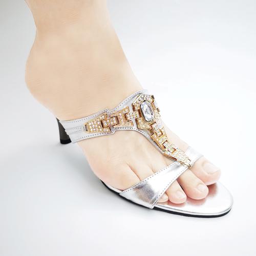 Jual Sandal Pesta Heels 7cm Selop 