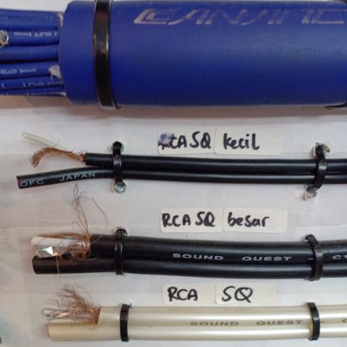 Jual Kabel audio rca sound quest kecil per meter Kota
