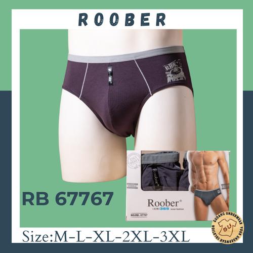 Foto Produk Roober Celana Dalam Pria Import |Bahan Soft Viscose RB 67767 |ISI-2 dari GUDANG PAKAIAN DALAM