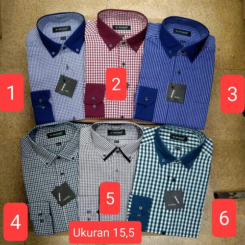 Foto Produk Kemeja Alisan lengan Panjang original slim fit uk 15,5 krag kancing dari e-soeboer