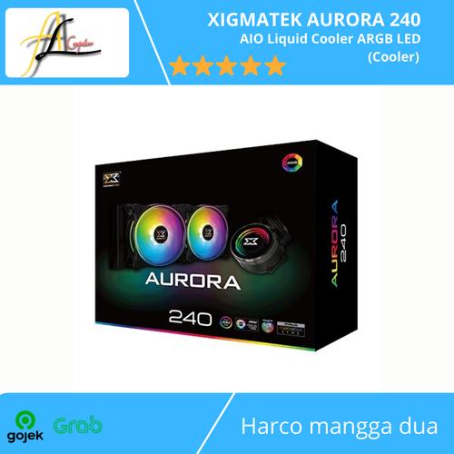 Gambar XIGMATEK AURORA 240 - AIO Liquid Cooler ARGB LED (Cooler) dari AL computerr undefined Tokopedia