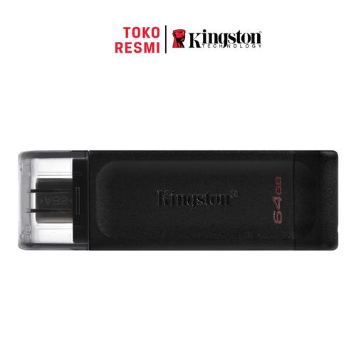 Gambar Kingston Flash Drive DataTraveler DT70 64GB USB-C dari Kingston Indonesia undefined Tokopedia