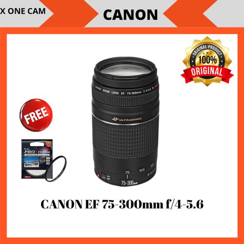 Foto Produk lensa canon EF 75-300mm f/4-5.6 - Hitam dari X ONE CAM