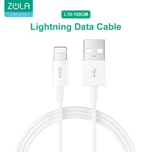 Foto Produk Zola L10 Kabel Data Charger Lightning 100cm Fast Charging Cable 2.4A dari Zola Indonesia