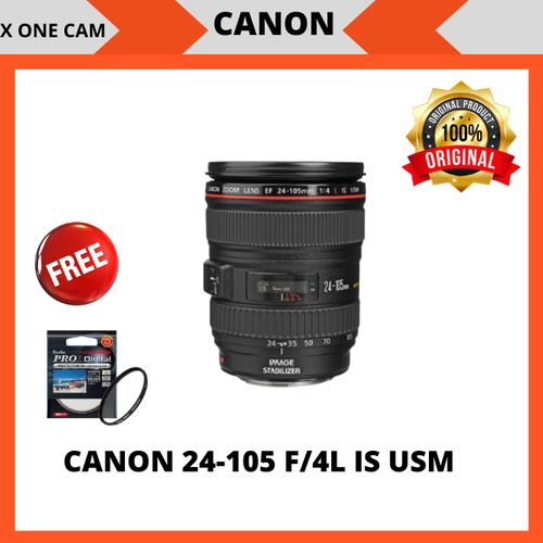 Foto Produk LENSA CANON 24-105 F/4L IS USM WHITE BOX dari X ONE CAM