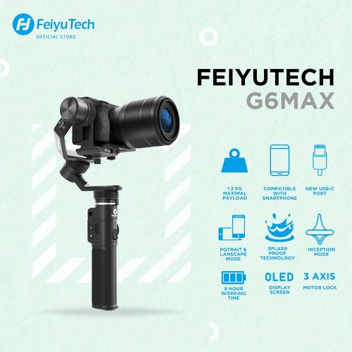 Foto Produk Feiyu G6 Max 3-Axis USB Cable and Wi-Fi Control Stabilized Handheld dari Feiyutech Official ID