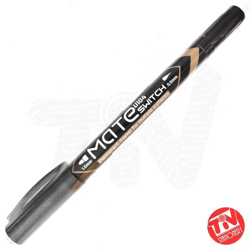 Jual Permanent Marker Deli MATE Switch Black 0.5 & 1.0 mm (Dual Tip) Kab. Bekasi TiV