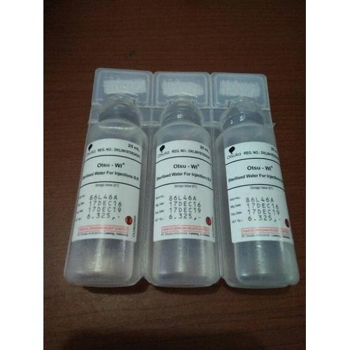 Jual Sterilized Water For injection OTSUKA 25ml (Aquadest) Kota