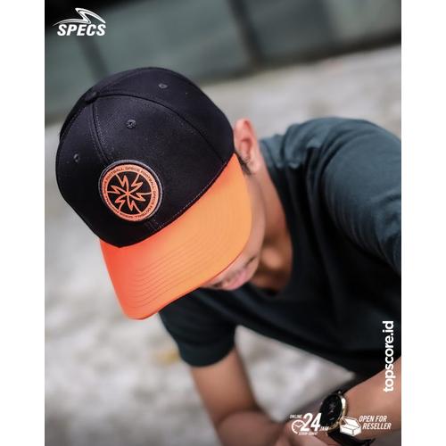 Jual TOPI SPECS DEV CAPS BLACK ORANGE 