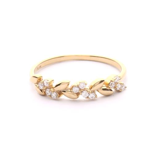 Foto Produk AurumLab Cincin Emas 9K Kanaya - Putih, 8 dari Aurum Lab