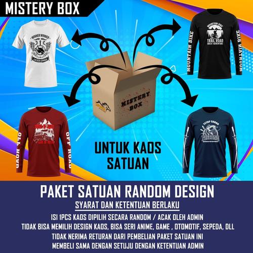 Jual Mistery Box Kaos Baju Beli 1 hanya 