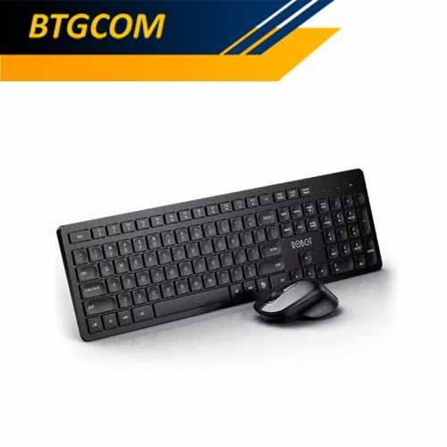 Foto Produk Robot KM4000 Silent Wireless Combo Keyboard Mouse Bundle dari BTGCOM