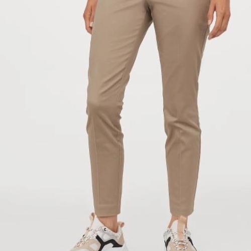 H\u0026M women's trousers chinos - latte 