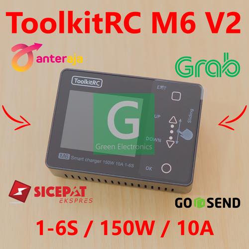 Gambar ToolkitRC M6 Smart Balance Charger 10A 150W 6S Lipo Checker Tester dari Green Electronics Jakarta Selatan Tokopedia